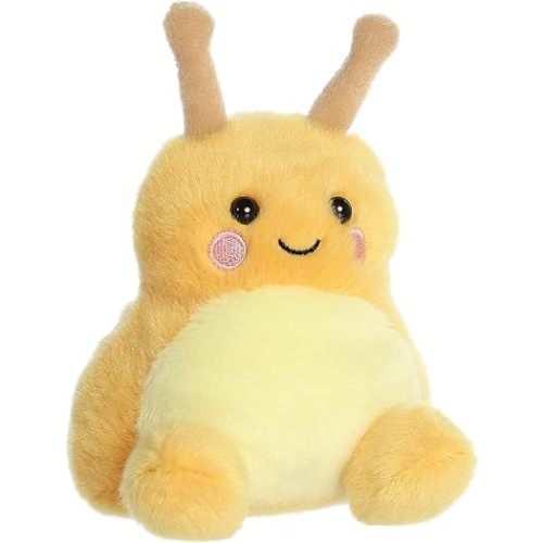 Aurora® Adorable Palm Pals™ Emily Banana Slug™ Stuffed Animal - Fun Collectible Plush for Kids and Adult Collectors - Perfect for Decorating Rooms and Birthday Gifts - Yellow 5 Inches