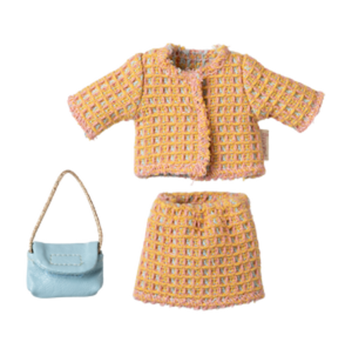 Maileg Mum Mouse Tweed Dress Suit – Featured in the LouiMax Movie - Maileg USA