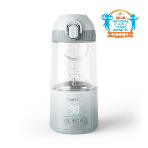 Grownsy Portable Bottle Warmer for Travel – Fast, Rechargeable & Leak- – GROWNSY