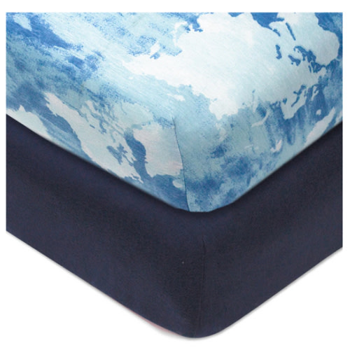 2-Pack Organic Cotton Fitted Crib Sheets | Honest Baby Clothing