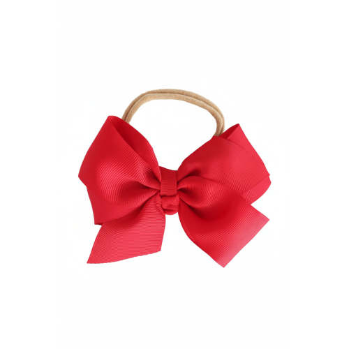 Ribbon Bow Headband | Scarlet
