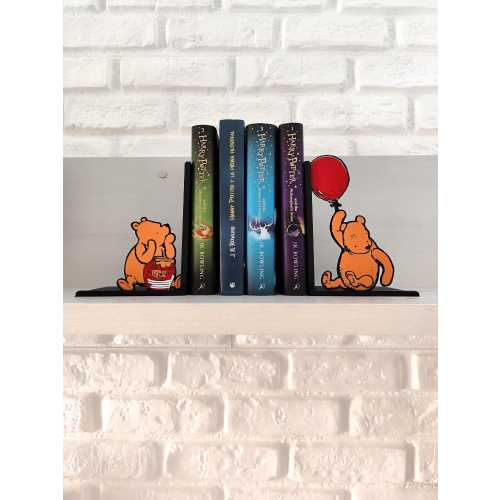 Vintage Winnie-the-Pooh Bookends by A. A. Milne, Classic Children's Literary Decoration, Gift for Book Lovers and Children