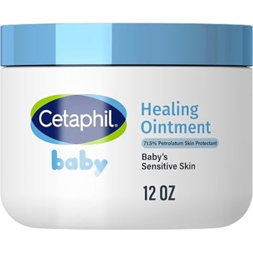 Cetaphil Baby Healing Ointment Diaper Rash Cream, Sensitive Skin, 12oz