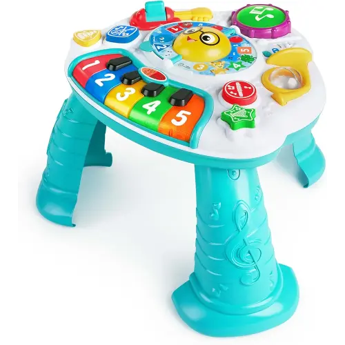 Baby Einstein Discovering Music Activity Table, Includes Piano, Guitar, & Drum, Ages 6 months +