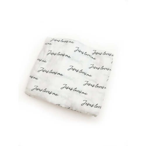 Jesus Loves Me Black & White Swaddle Blanket – OUR HOUSE ABOVE