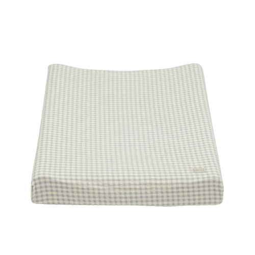 Changing Mat Cover Vichy Blue