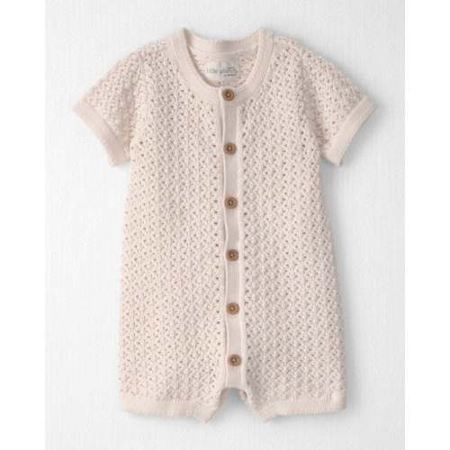 Baby Girl Organic Cotton Sweater Knit Romper - Little Planet | Carter's