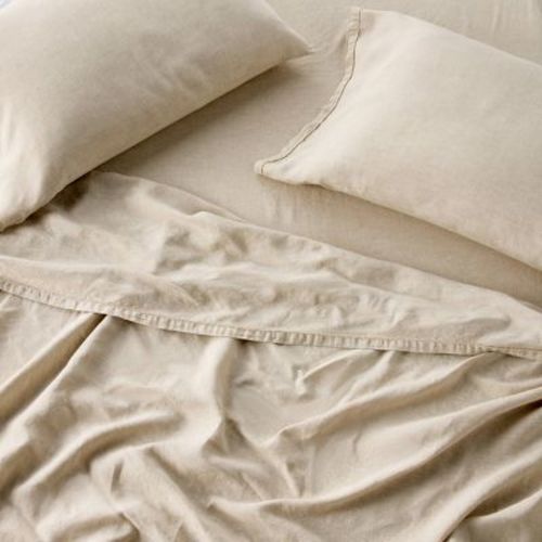 Queen 100% Linen Sheet Set Natural - Casaluna™