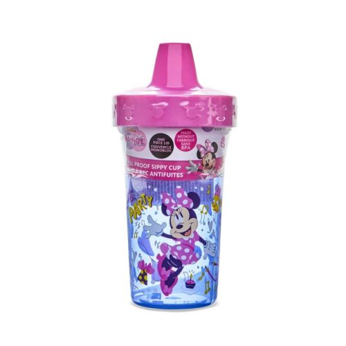 The First Years Disney 9oz Polypropylene Minnie Mouse Sippy Bin Cup: Hard Spout, BPA-Free, Spillproof