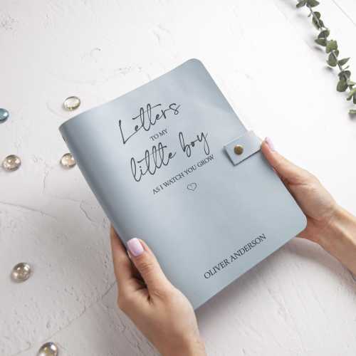 Letters to my Son Daughter Journal Pregnancy Journal Personalized Leather Journal Letters to Baby Boy or Girl Memory Book Baby Shower Gift