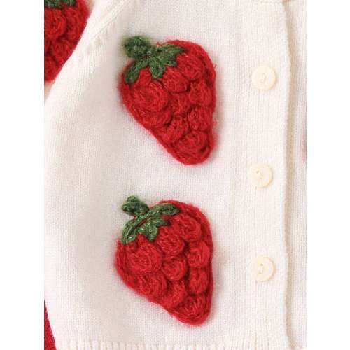 SHEIN Playful Pals Baby Girls Fashionable Cute Versatile Top & Knit Jumpsuit 2 Pieces Knitted Set, Autumn/Winter New Arrival | SHEIN USA