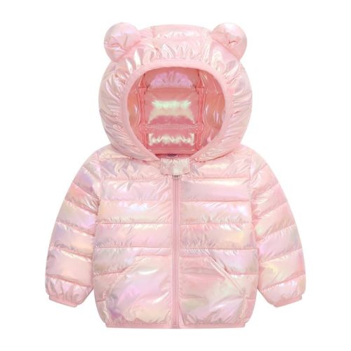 UPlee 3M - 3T Baby Girls Boys Winter Coats for Toddlers Lightweight Puffer Jacket Kids Down Alternative Outerwear
