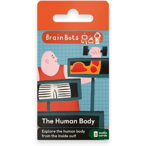Yoto BrainBots: The Human Body – 8 Kids Audio Cards for Use with Player & Mini All-in-1 Audio Device, Educational Screen-Free Listening with Fun Stories for Learning & Interactive Quizzes, Ages 6+