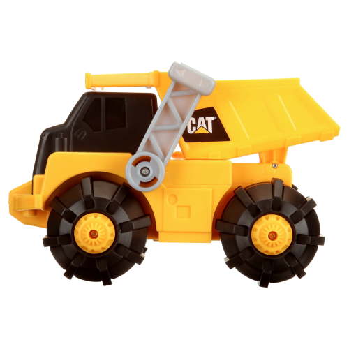 Caterpillar Rugged Dump Truck with Four-Wheel Drive Working Lights and Moveable Bed for Terrain Loading