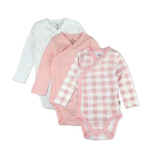 3-Pack Organic Cotton Long Sleeve Side-Snap Bodysuits | Honest Baby Clothing