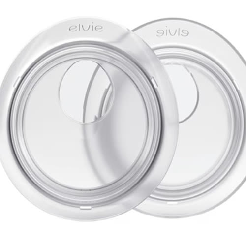 Elvie Catch Milk Collection Shells | Set of Two Discreet Leak-Protection Silicone Cups, Reuse Your Milk| Reusable Breast Shells Collect Up to 1oz | No More Wasted Milk or wasteful Breast Pads