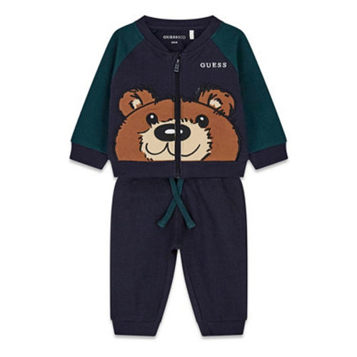 Baby Boys' Long-Sleeve Zip-Up Top and Sweatpant, 2-Piece Set