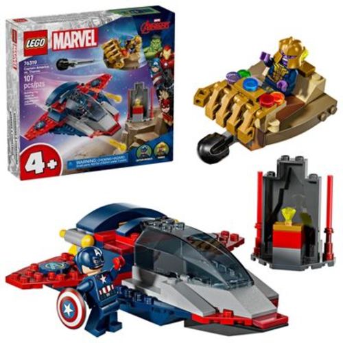 LEGO Marvel Captain America vs Thanos Kids Toy 76319