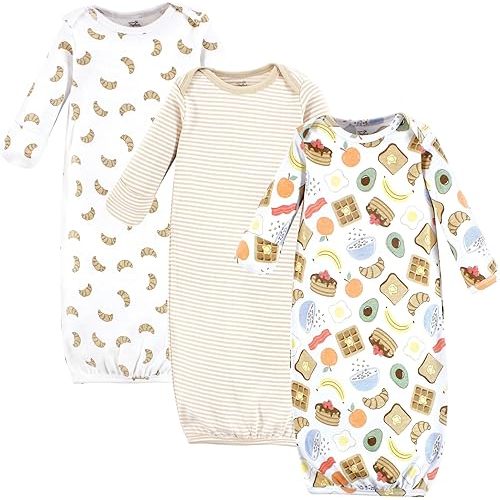 Touched by Nature Unisex Baby Organic Cotton Gowns