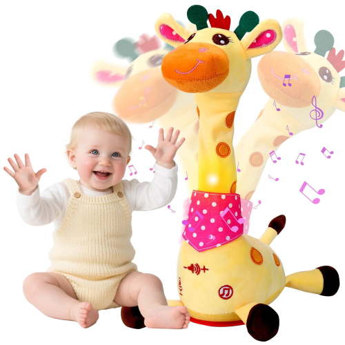 Suorfoxs Baby Toys 6-12 Months Singing Dancing Recording Light Toddler Gift