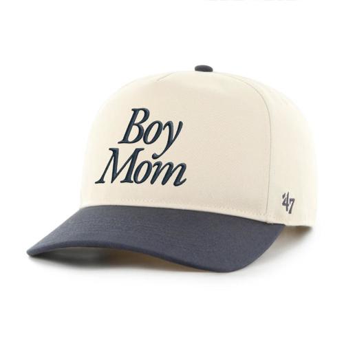 (Navy) Boy Mom Snapback Hat