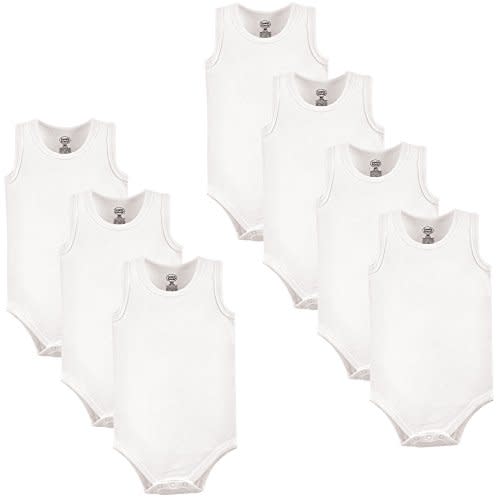 Luvable Friends Unisex Baby Cotton Sleeveless Bodysuits