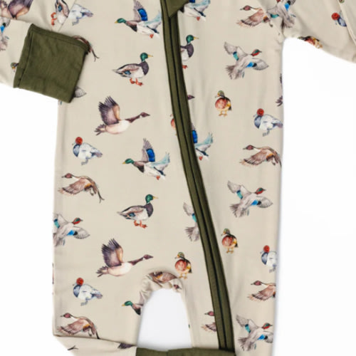 Duck Duck Goose Bamboo Sleeper – Little Crowns & Capes