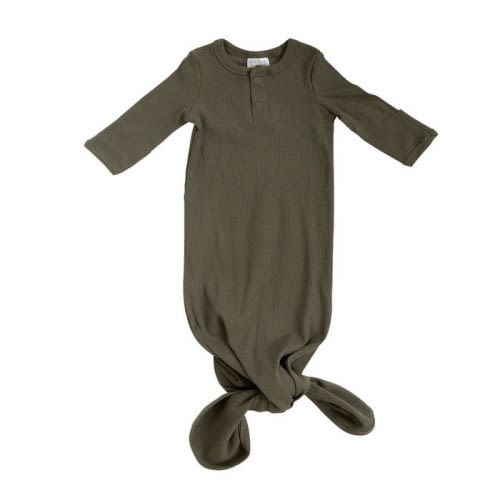 Organic Ribbed Knot Gown