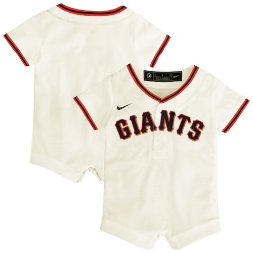 San Francisco Giants Nike Infant Home Replica Romper Jersey - Cream