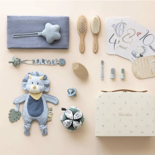 First Moments Newborn Set (Soft Blue)