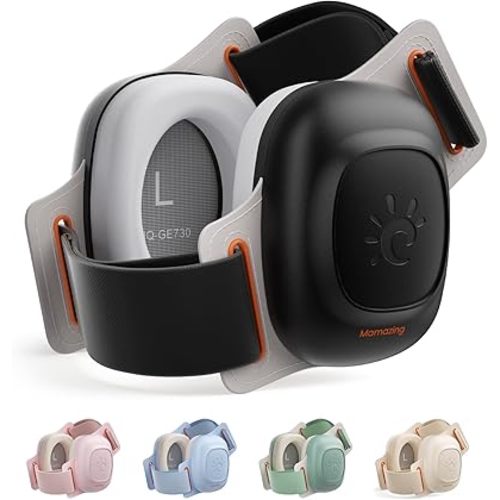 MAMAZING Baby Ear Muffs for Newborns to Toddlers 3-48 Months, 25dB Noise Cancelling Headphones for Airplane Travel, Party and Fireworks, Soft & Adjustable Baby Hearing Protection, CE & ANSI Certified