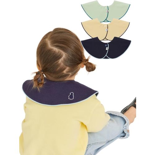 Konny Baby Bibs 5-Pack, 360 ° Rotate, Soft and Absorbent Bandana Drooling for Boys Girls baby Essentials