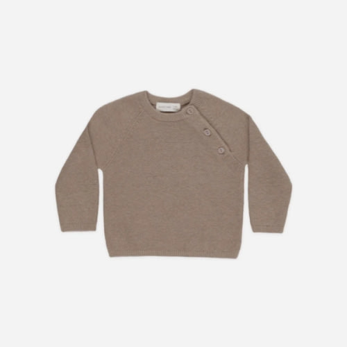 Knit Sweater - Heathered Mocha – Hello Gracie Lou