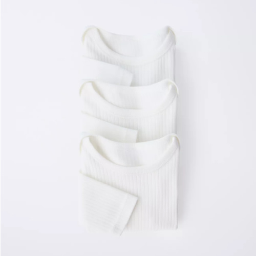 6 MONTHS-3 YEARS/ THREE-PACK OF LONG SLEEVE BODYSUITS - Oyster-white | ZARA United States