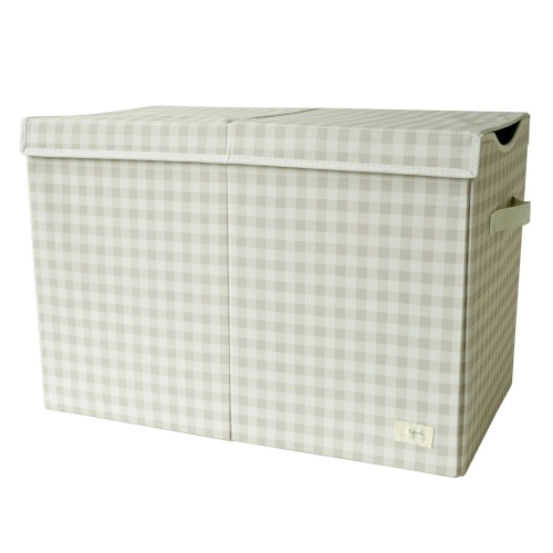 Buy 3 Sprouts Recycled Folding Toy Chest Gingham Beige at Well.ca | Free Shipping $35+ in Canada