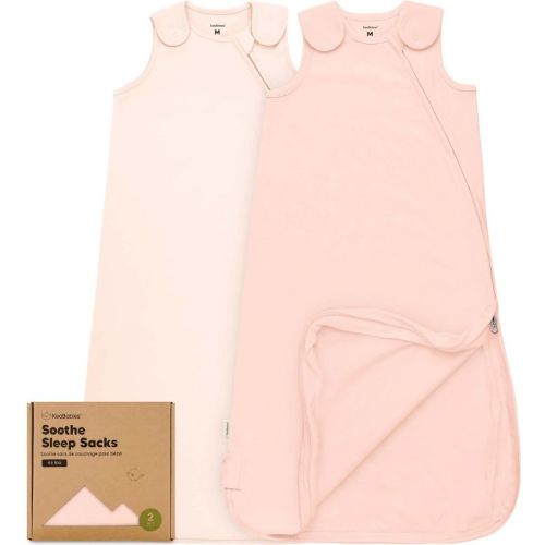 KeaBabies 2-Pack Sleep Sacks for Babies, Soothe Sleeping Sack Wearable Blanket, Infant, Toddler, Newborn Swaddle Sack