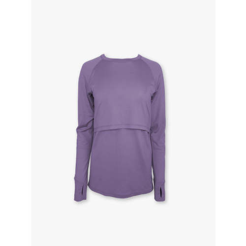 Merino Wool Nursing Long Sleeve Top