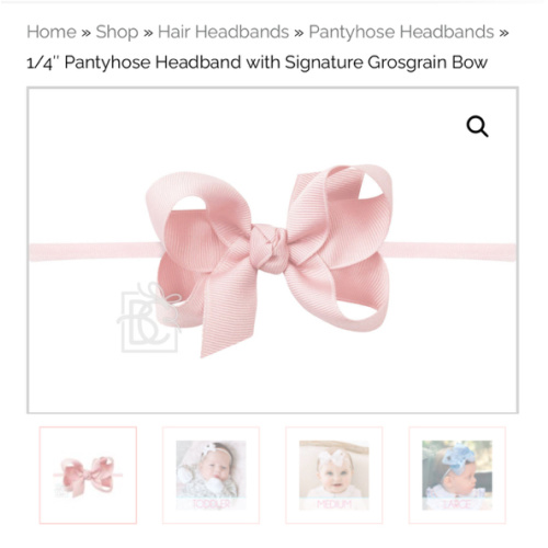 Satin Double Knot Bow on Clip