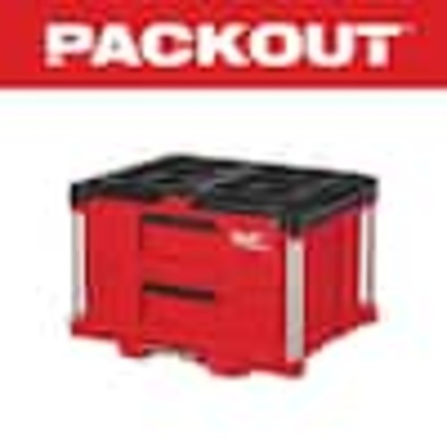 Milwaukee PACKOUT 22 in. 2-Drawer Tool Box with Metal Reinforced Corners 48-22-8442