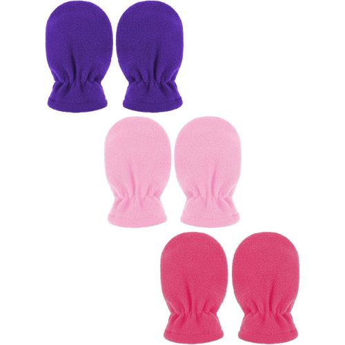 SATINIOR 3 Pairs Baby Winter Mittens