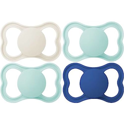 MAM Air Matte Pacifiers, Binky for 16+ Months, BPA-Free Silicone Nipple, Ideal for Sensitive Skin & Breastfed Newborns, Easy to Clean, Developed with Medical Experts, 2 Count Binkies