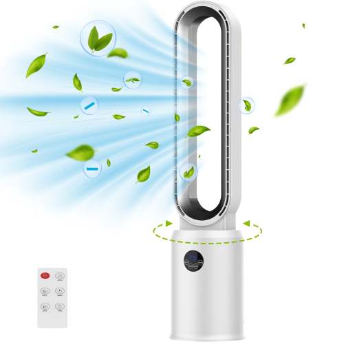 Advwin 38" Bladeless Fan Portable 24-speed Quiet Cooling Fan for Home
