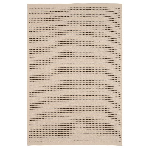 STARREKLINTE Rug, flatwoven - natural/black 5 ' 1 "x7 ' 3 "