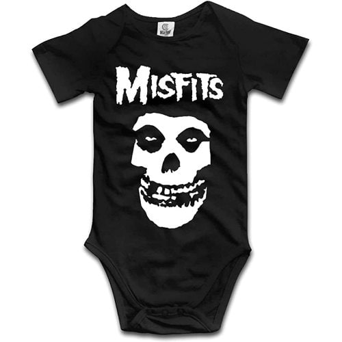 DOQOSESHY Cute Misfits Baby Climbing 0-24 Months Bodysuit Unisex Breathable Toddler Rompers