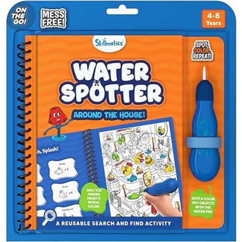 Skillmatics Water Spotter, Around the House, Travel Toy, Activity Book