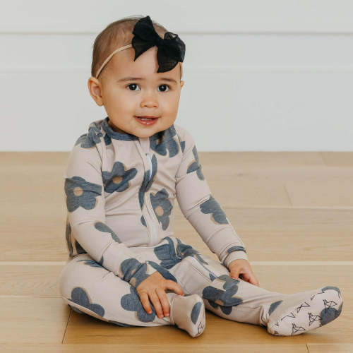 Zip-Up Footie Pajama - Gemma In Tan