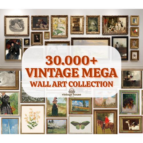 Vintage Prints Entire Shop Sale MEGA Bundle Wall Art Vintage CLASSIC Prints Antique Gallery Wall Set Landscape Paintings vintage Art PRINT