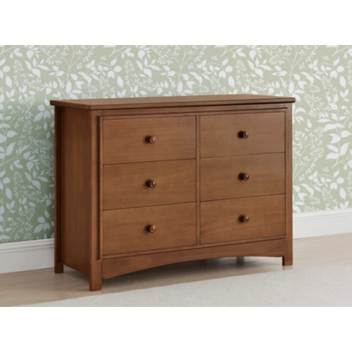 Perry 6 Drawer Dresser with Interlocking Drawers | Delta Children