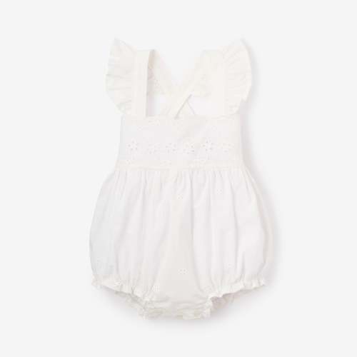 Eyelet Lace Ruffle Sunsuit