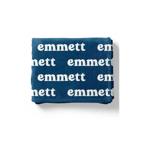 Baby Blues Personalized Color Blanket